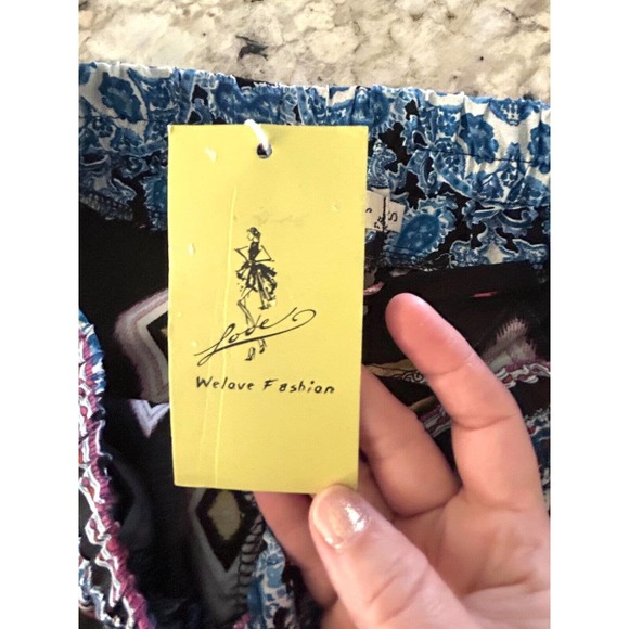 We Love Fashion Palazzo Pants Women's S Wide Leg High Waist Boho Hippie - Picture 7 of 14